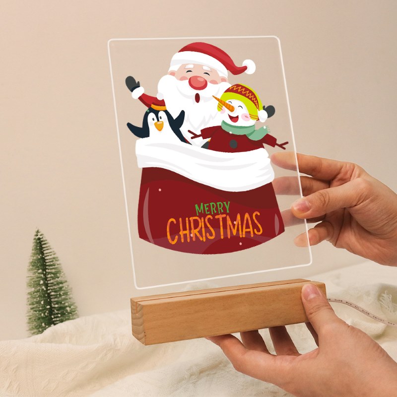 Merry Christmas | Paint by Numbers Lamp