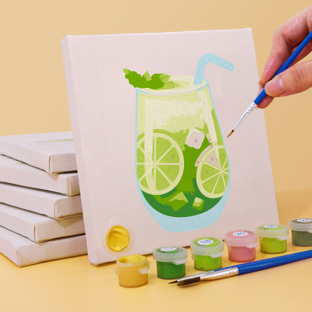 6 Mini Paintings | Cocktail Set