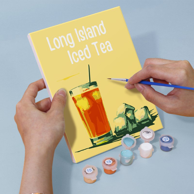 6 Mini Paintings | Happy Hour Cocktail Set