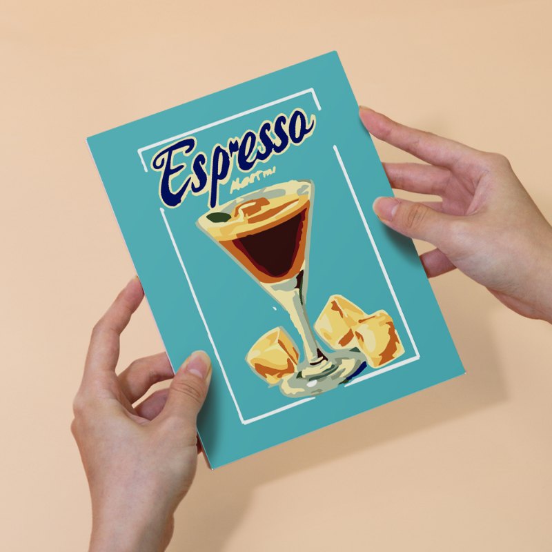 6 Mini Paintings | Gorgeous Cocktail Set