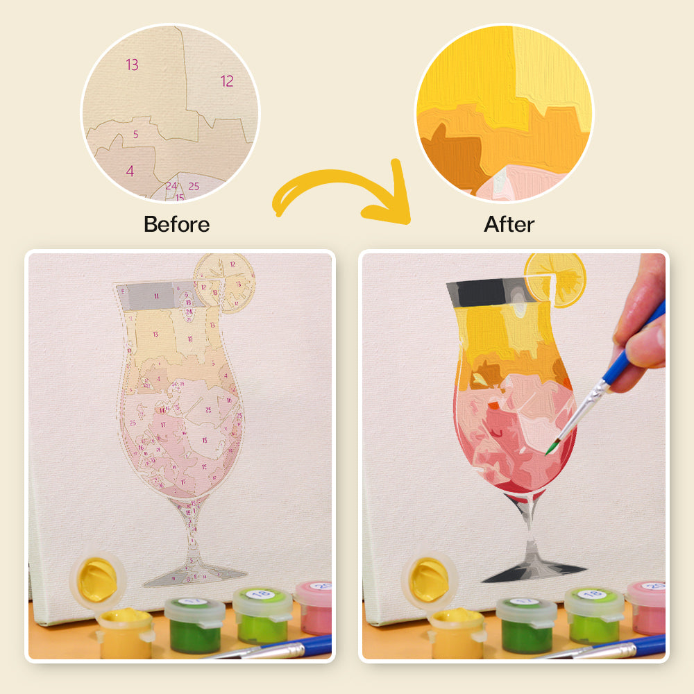 6 Mini Paintings | Cocktail Set
