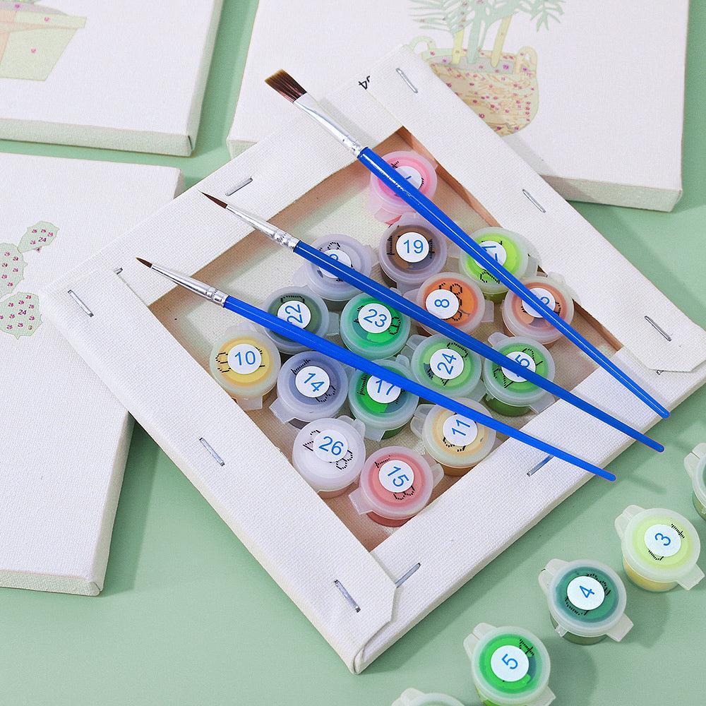 9 Mini Paintings | Indoor Plants Set