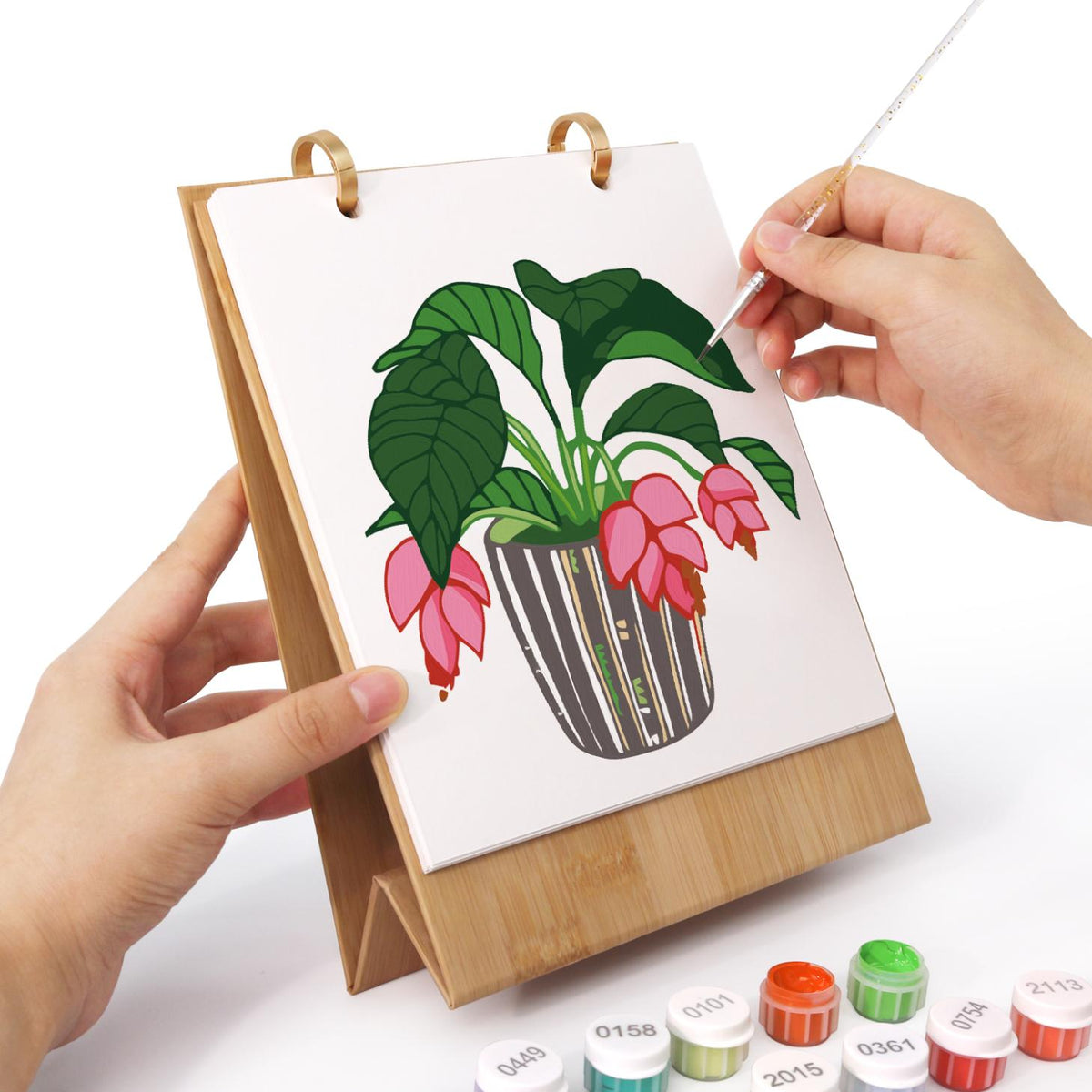12 Mini Paintings | Plants Calendar Set