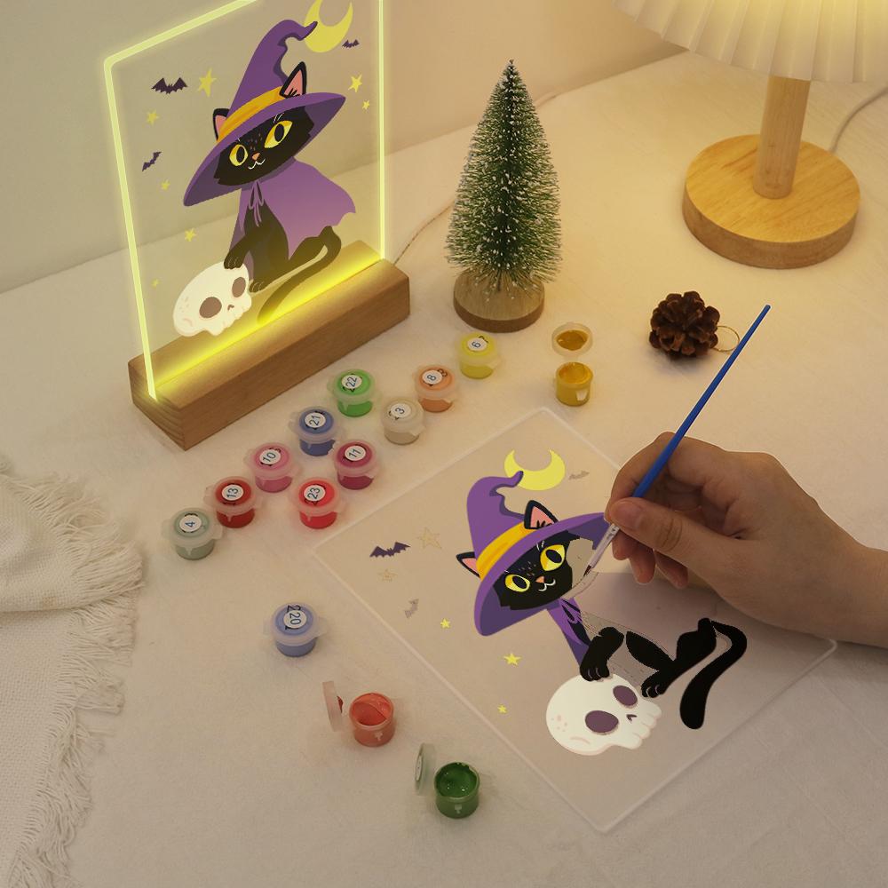 Witchy Cat | Paint by Numbers