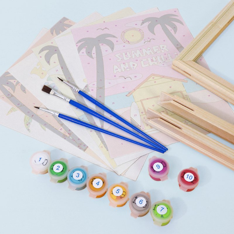 6 Mini Paintings | Summer Set