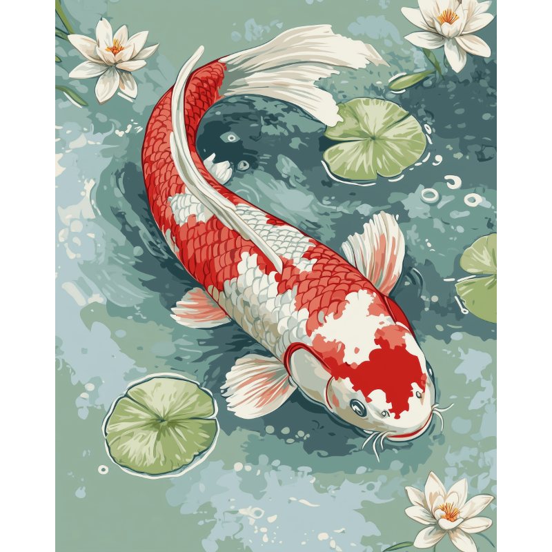 Traditional Koi | Paint by Numbers