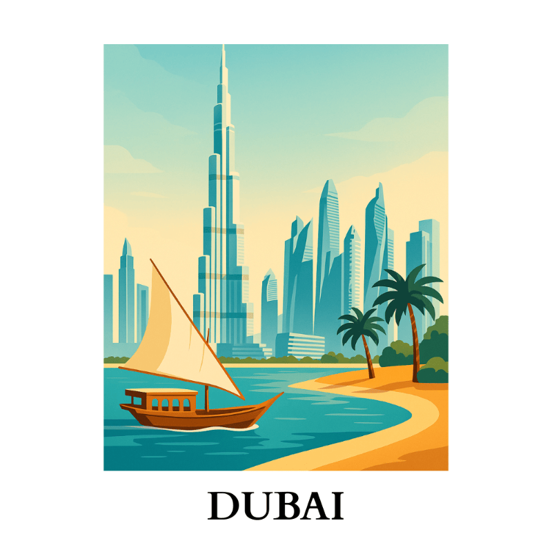 Dubai | Paint by Numbers