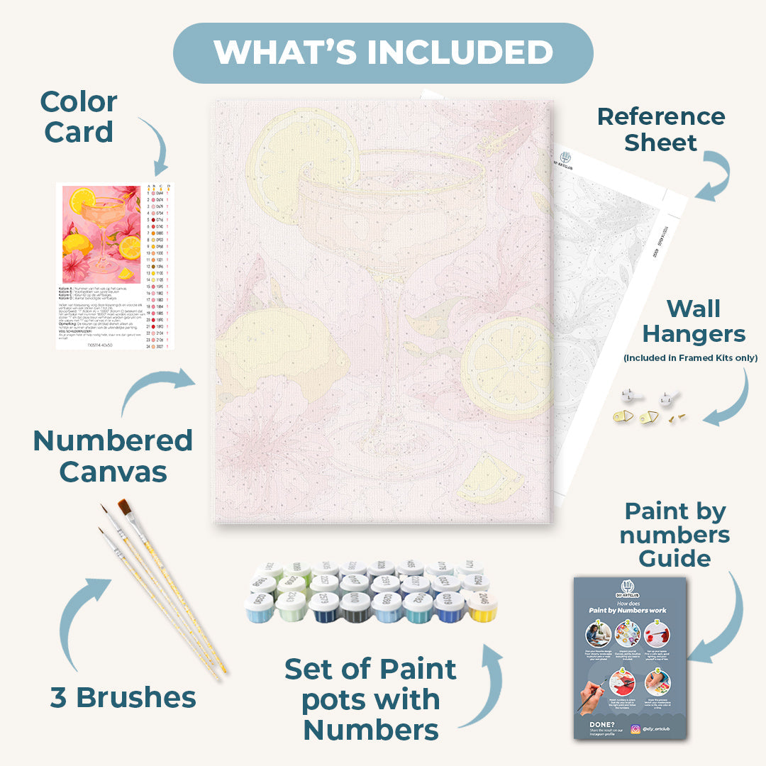 Hawaiian Cocktail | Paint by Numbers