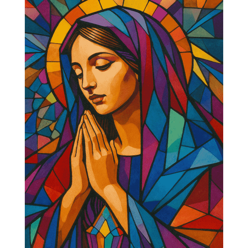 Virgin Mary | Paint by Numbers