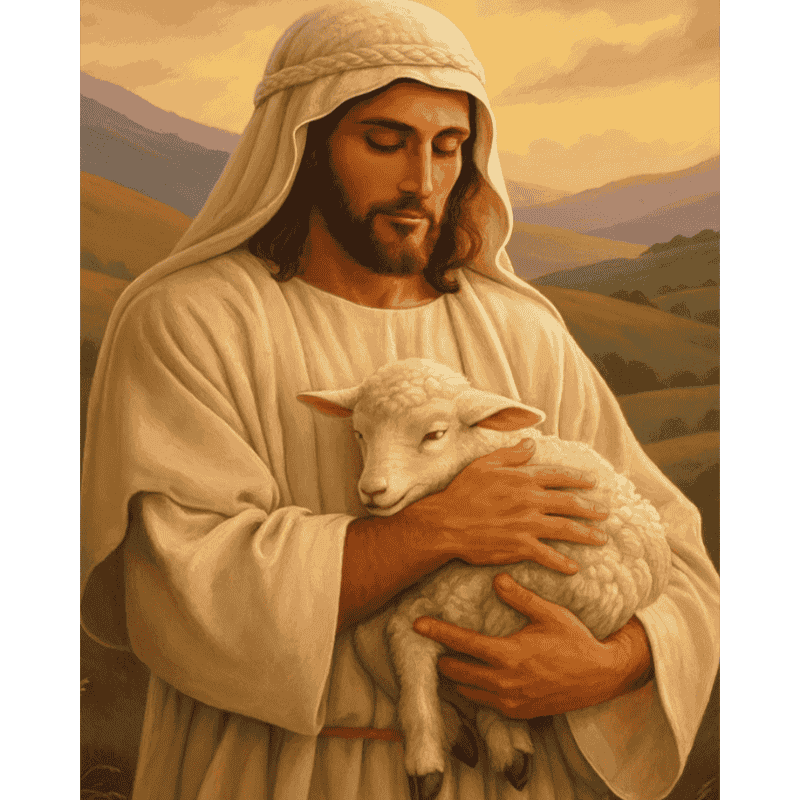 Loving Jesus | Paint by Numbers