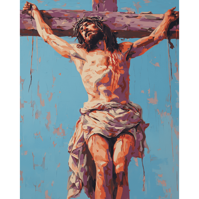 Jesus on the Cross | Paint by Numbers