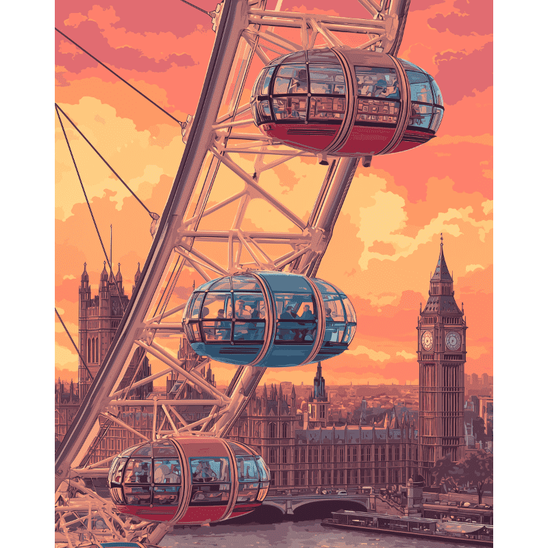 London Skyline | Paint by Numbers