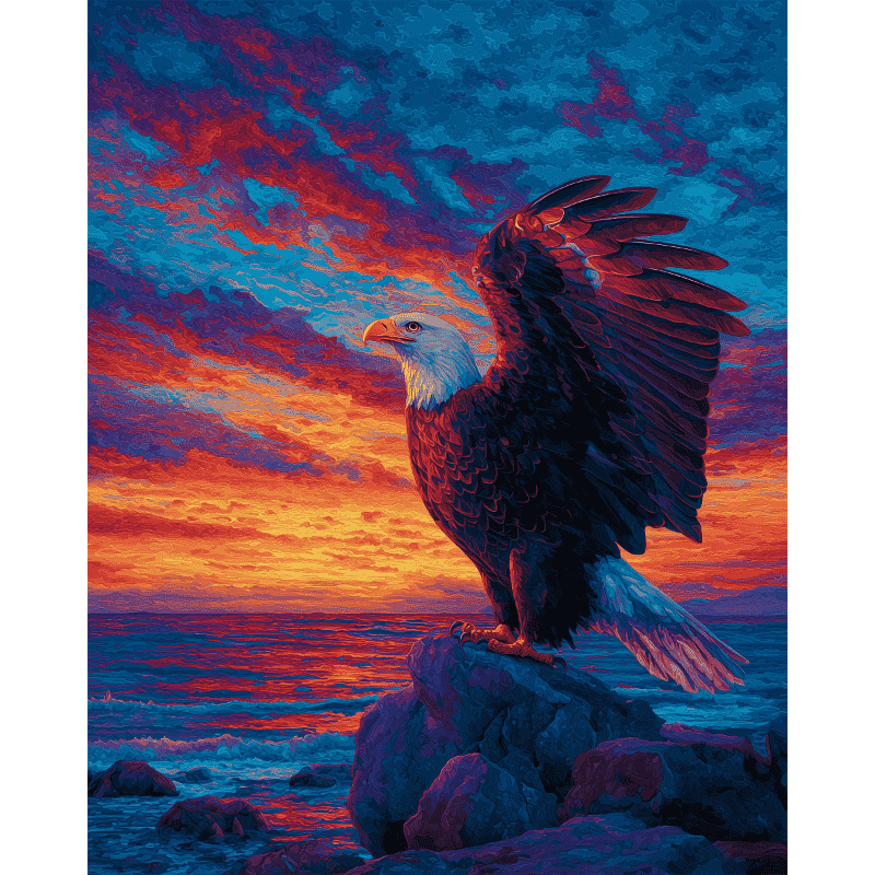 Majestic Eagle | Paint by Numbers