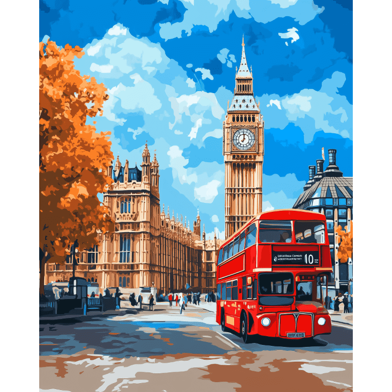 Classy London | Paint by Numbers
