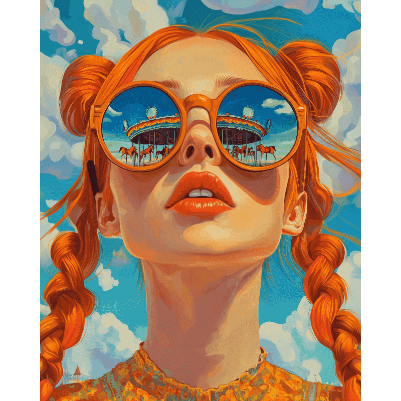 Ginger Carousel | Paint by Numbers