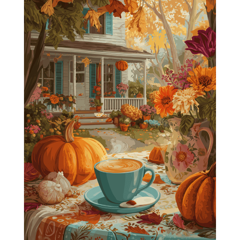 Halloween Morning | Paint by Numbers