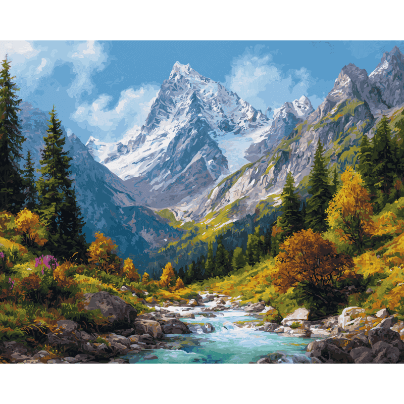 Source of Nature | Paint by Numbers