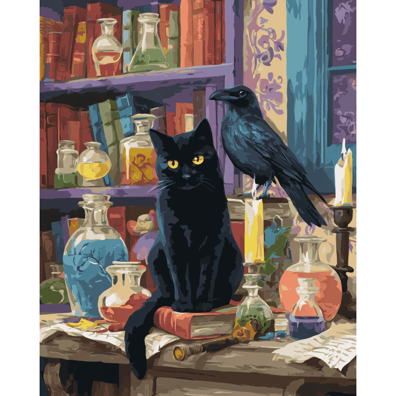 Black Companions | Paint by Numbers
