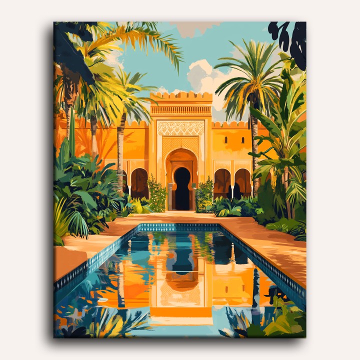 Reflections of Marrakech | Paint by Numbers