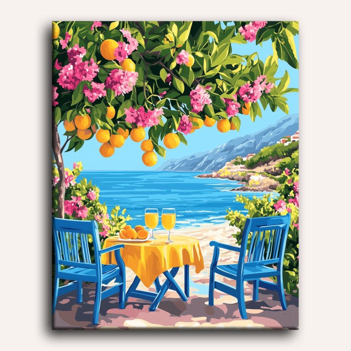 Citrus by the Sea | Paint by Numbers