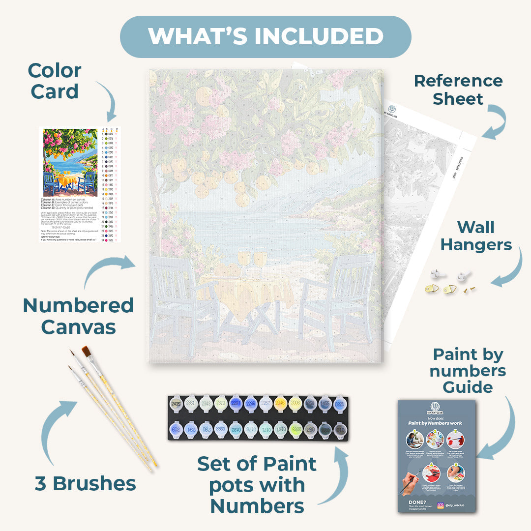 Citrus by the Sea | Paint by Numbers