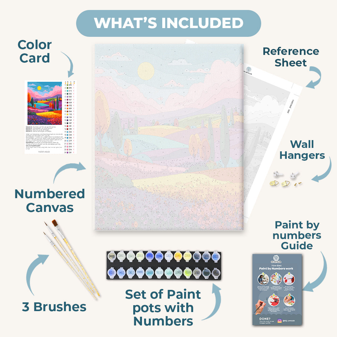 Vibrant Landscape 2.0 | Paint by Numbers