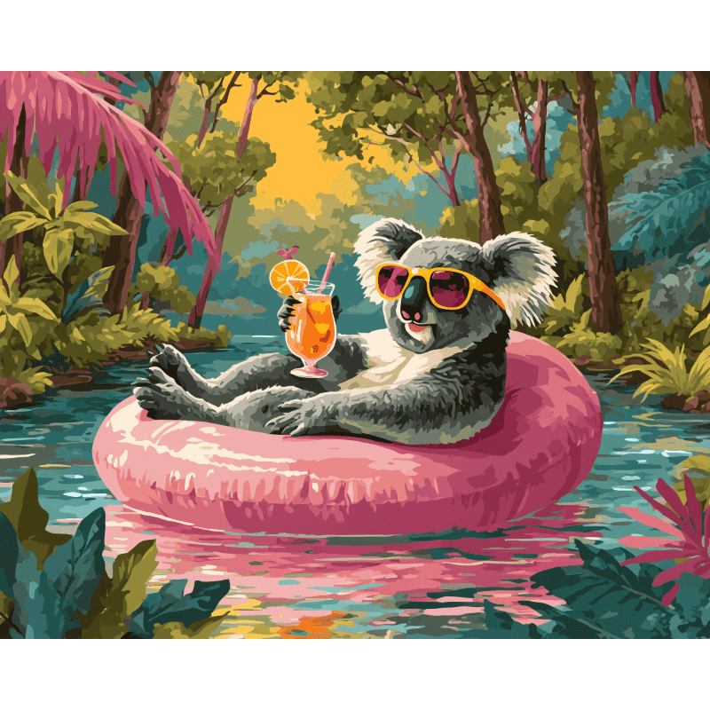 Cool Koala | Paint by Numbers