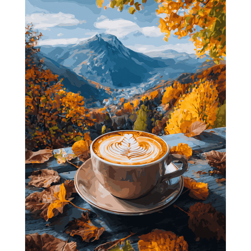Coffee in the Alps | Paint by Numbers