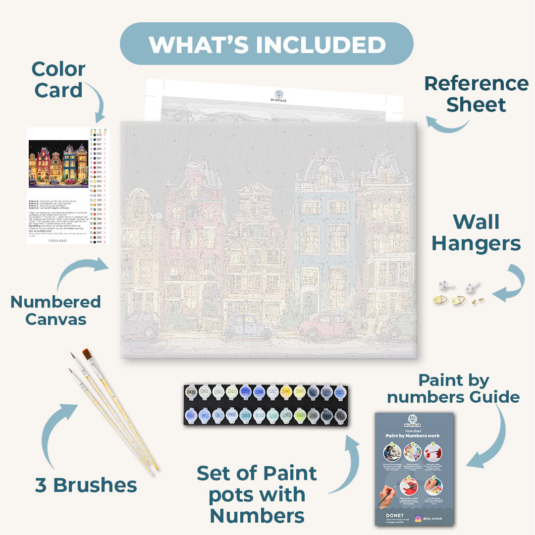 Christmas Eve in Amsterdam | Paint by Numbers