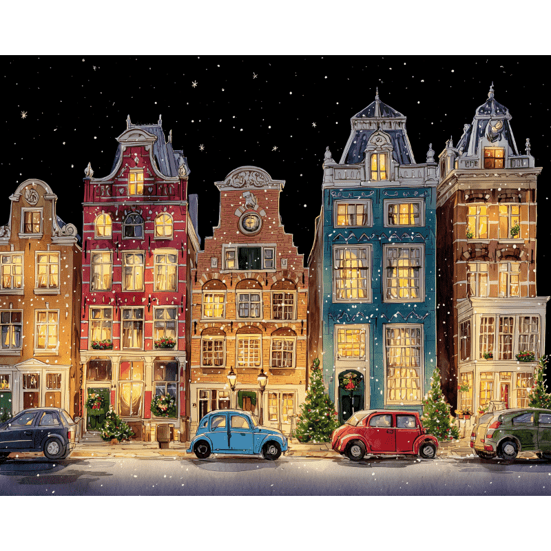 Christmas Eve in Amsterdam | Paint by Numbers