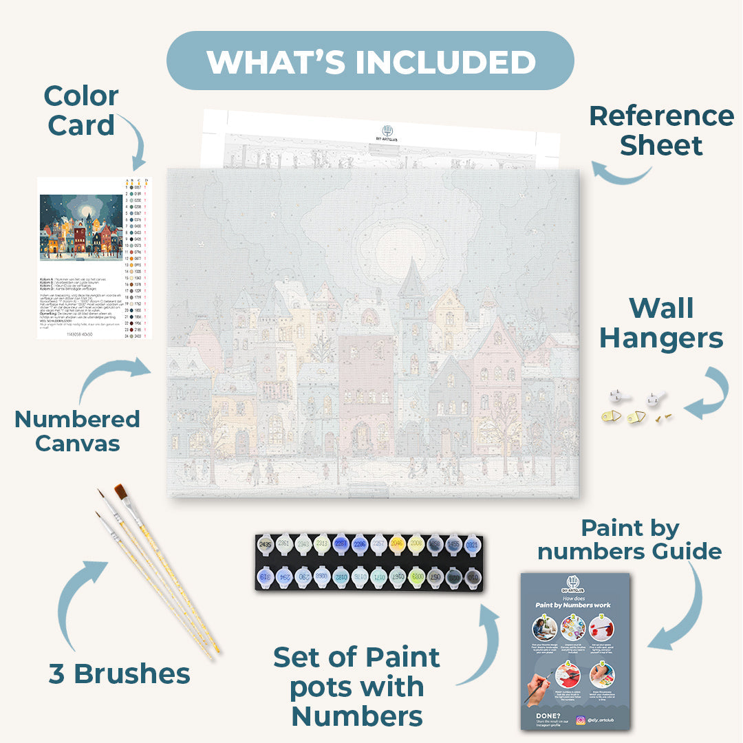 Christmas Town | Paint by Numbers
