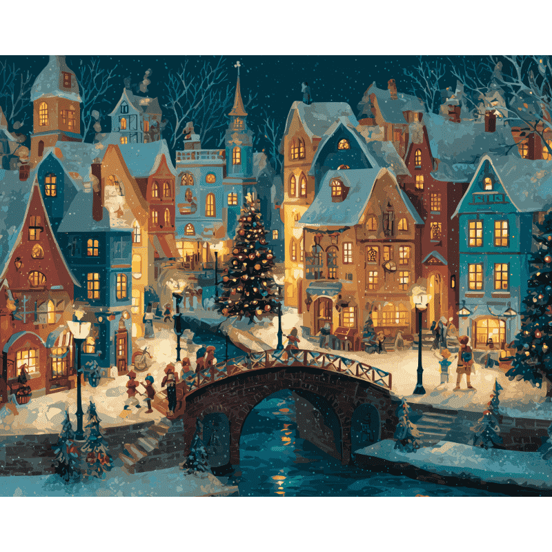 Magic Village | Paint by Numbers