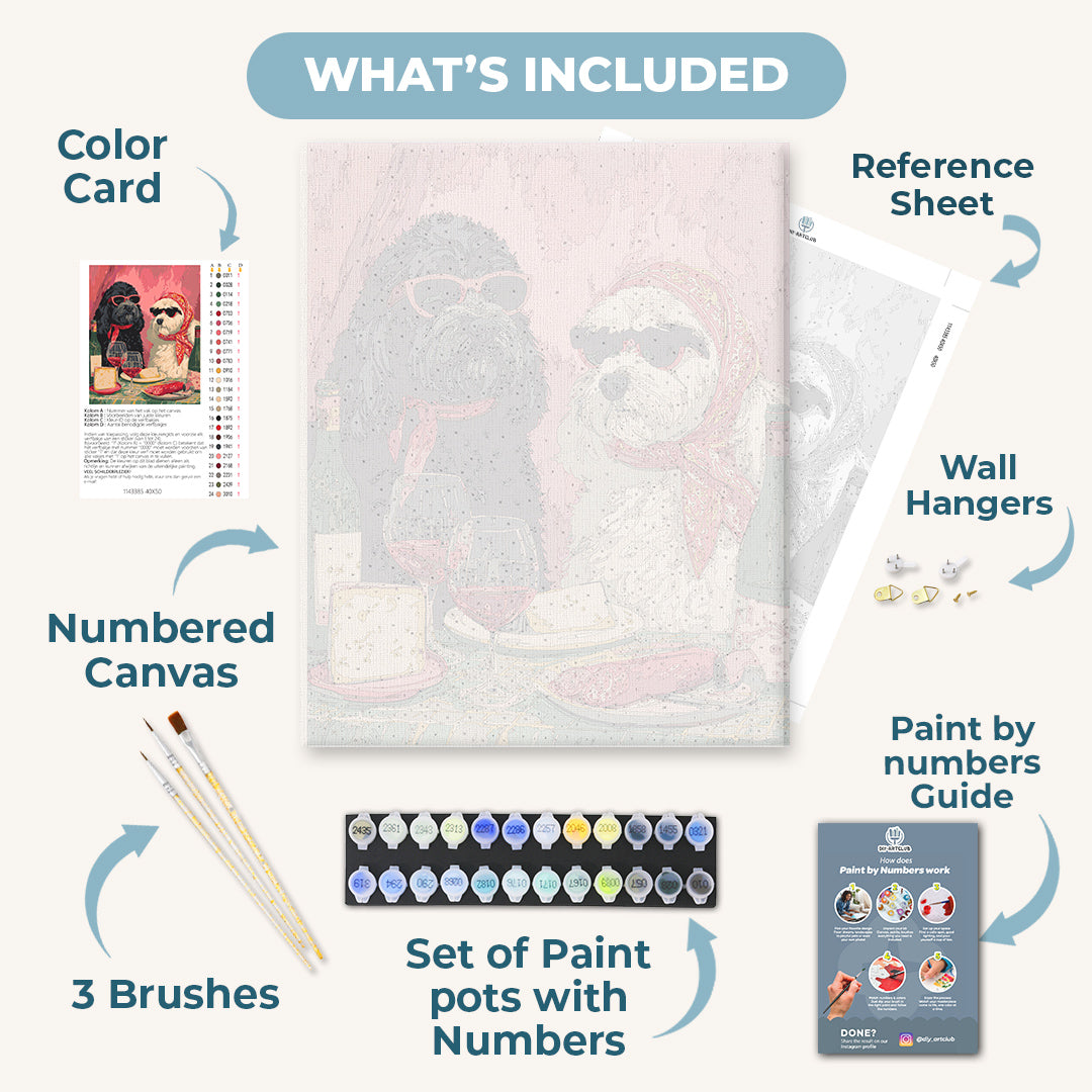 Fancy Dogs | Paint by Numbers