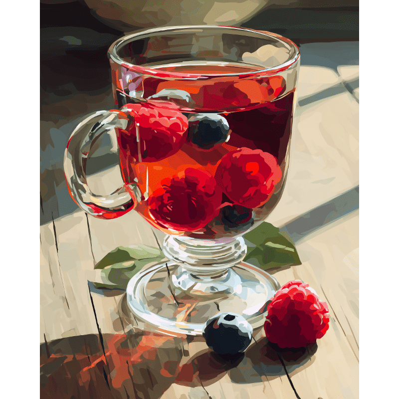 Berry Tea | Paint by Numbers