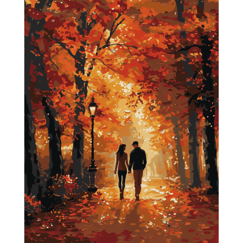 An Autumn Walk | Paint by Numbers