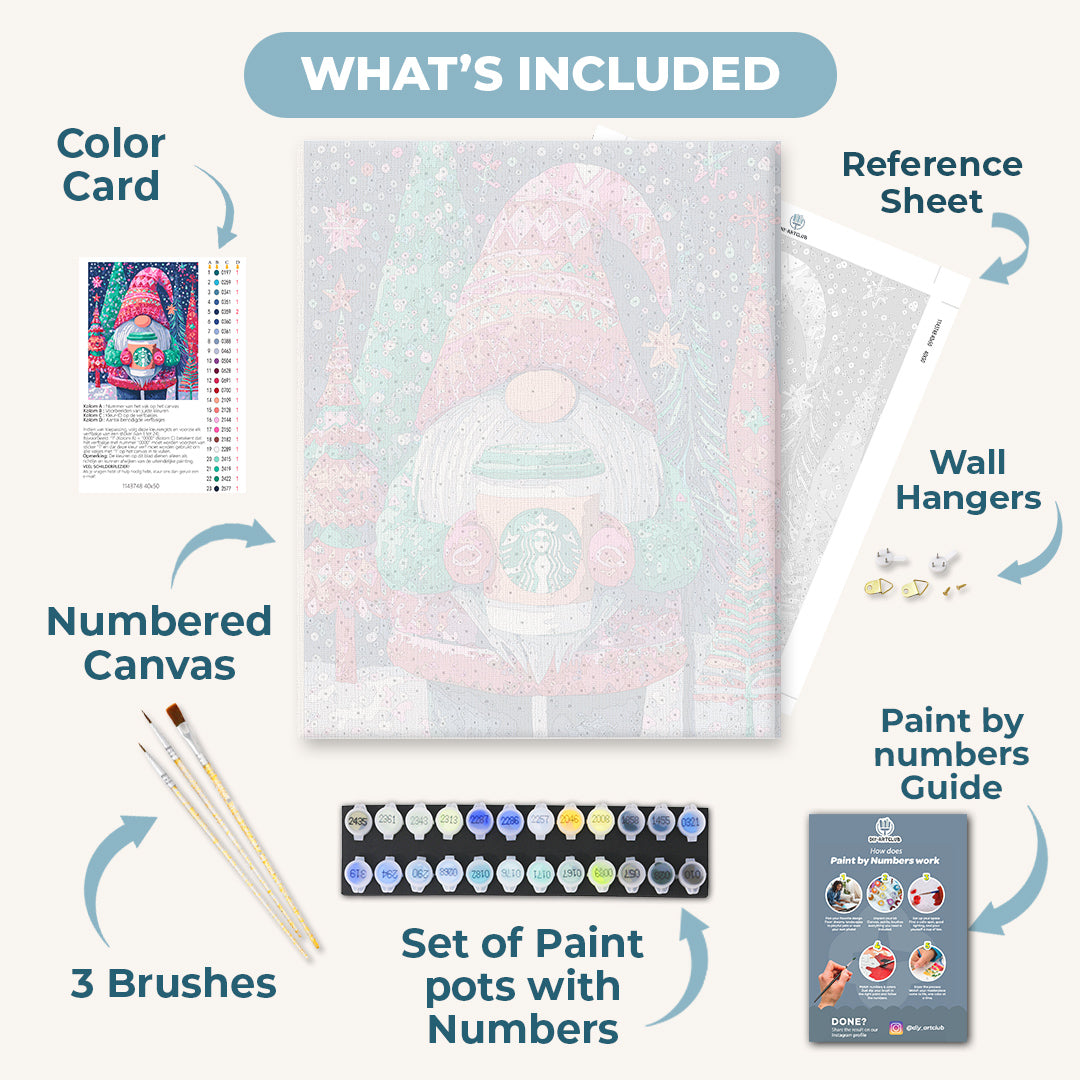 Nordic Gnome | Paint by Numbers