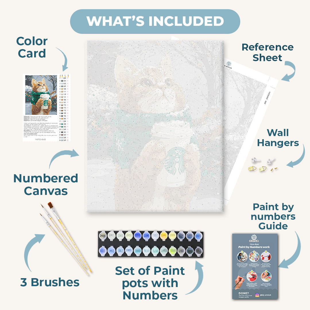 Warm Paws | Paint by Numbers