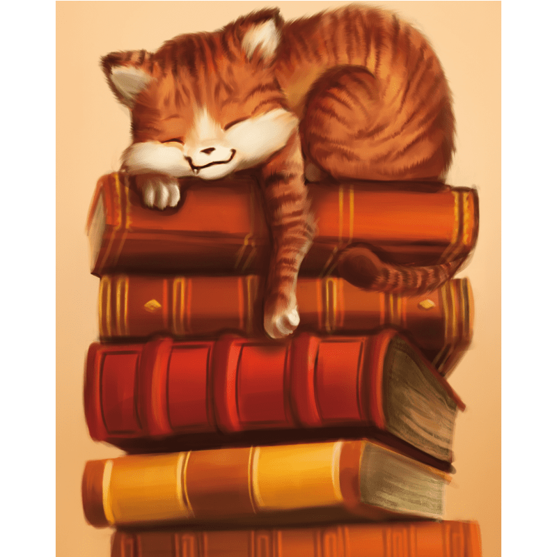 Sleeping Cat | Paint by Numbers