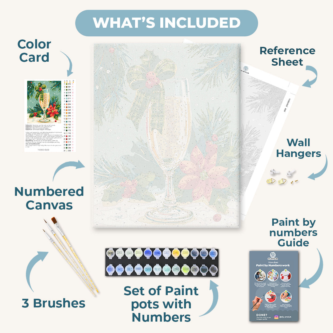 Fizzy Celebration | Paint by Numbers