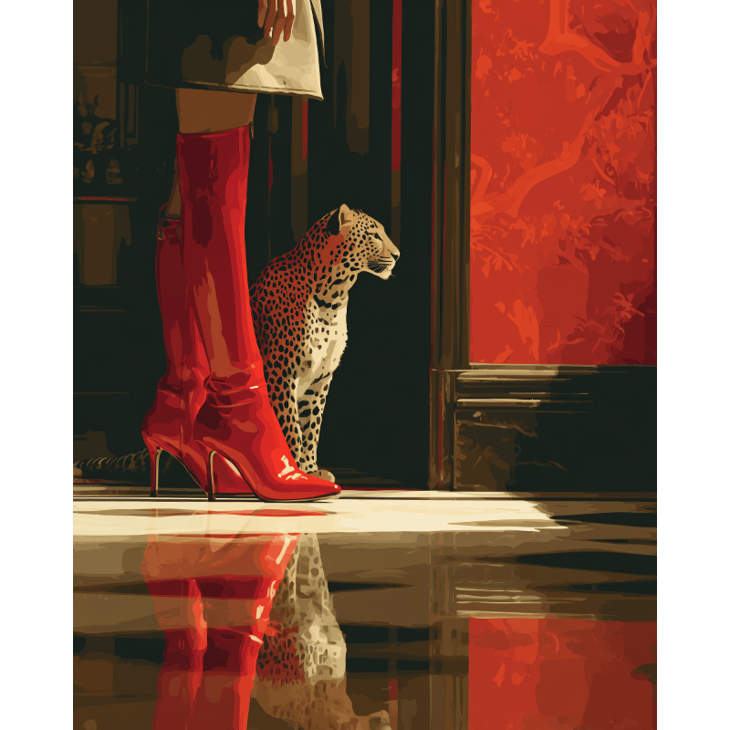 In the Red Room | Paint by Numbers