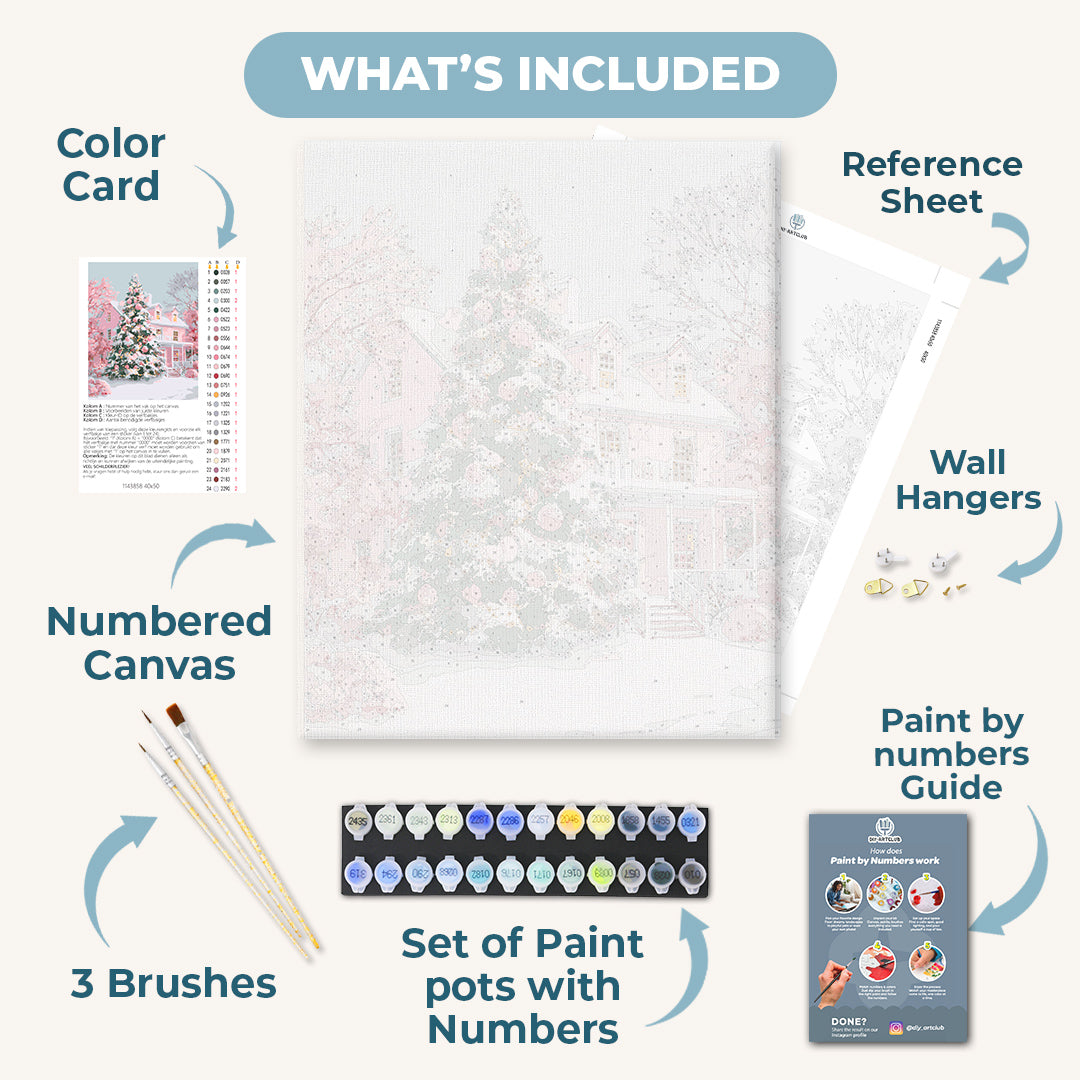 The Pink Noel | Paint by Numbers