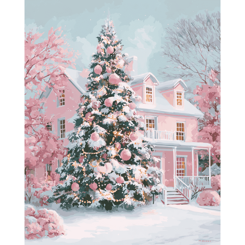 The Pink Noel | Paint by Numbers