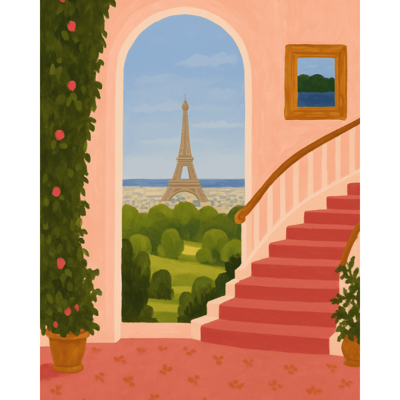 Morning at Montparnasse | Paint by Numbers