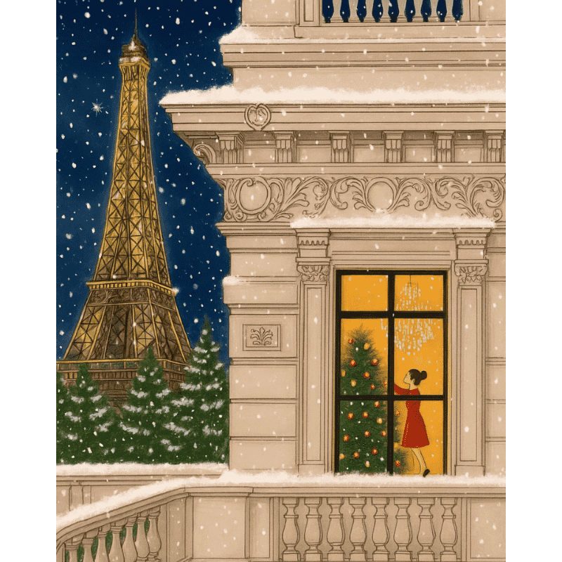 Parisian Eve | Paint by Numbers