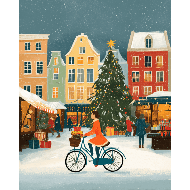 Christmas Market Set | Paint by Numbers