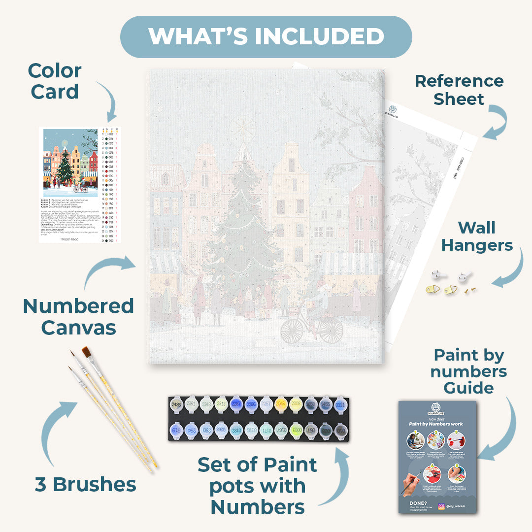 European Winter | Paint by Numbers