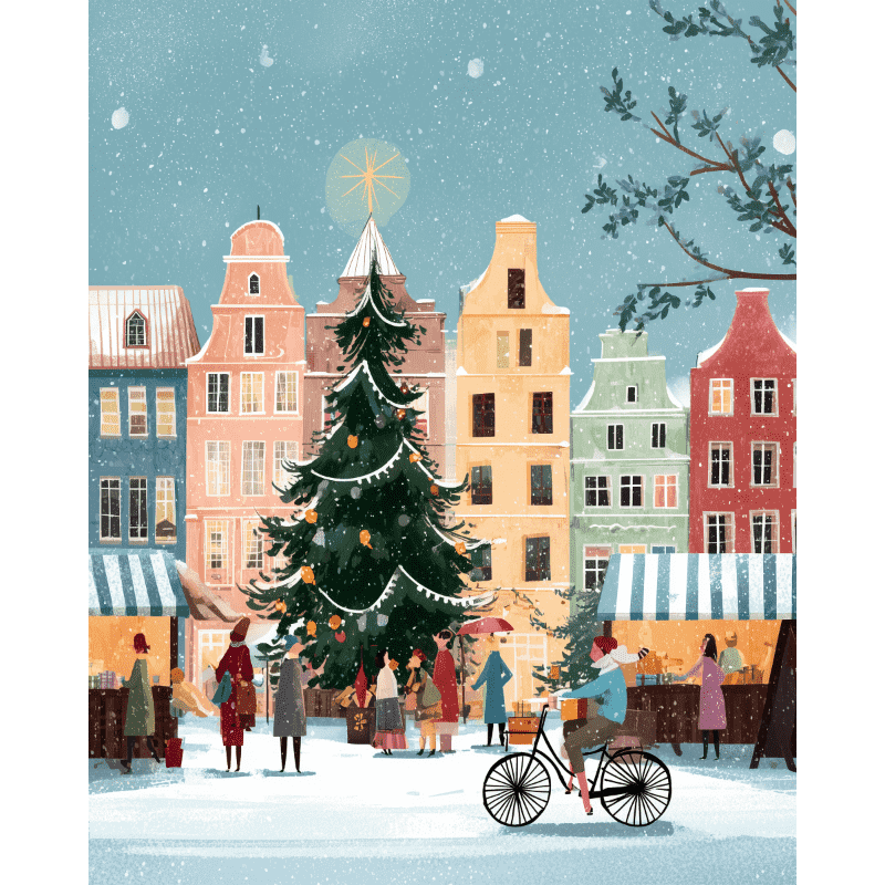 European Winter | Paint by Numbers