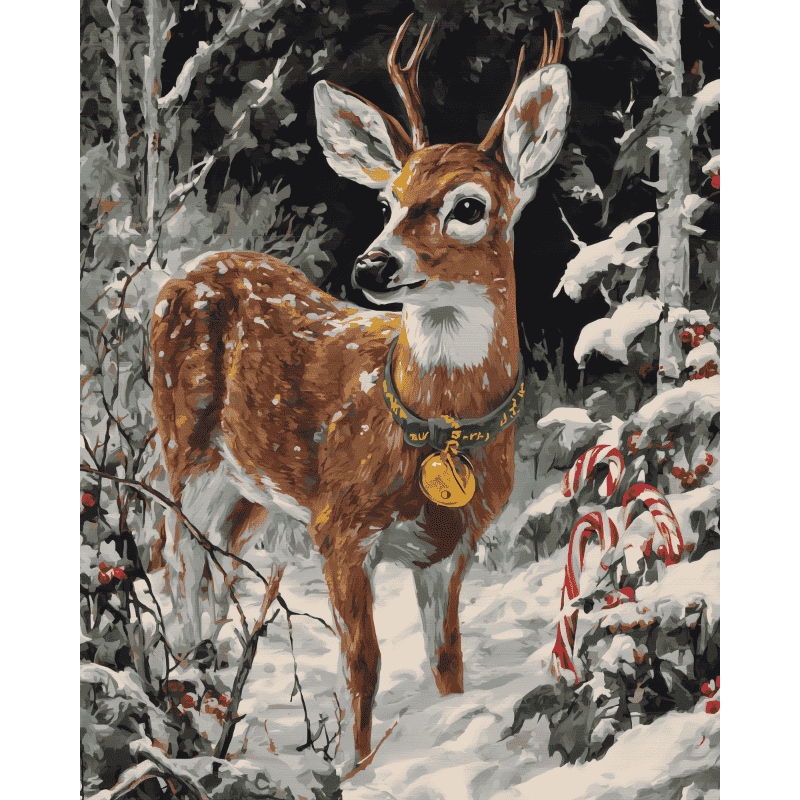 Real Rudolf | Paint by Numbers