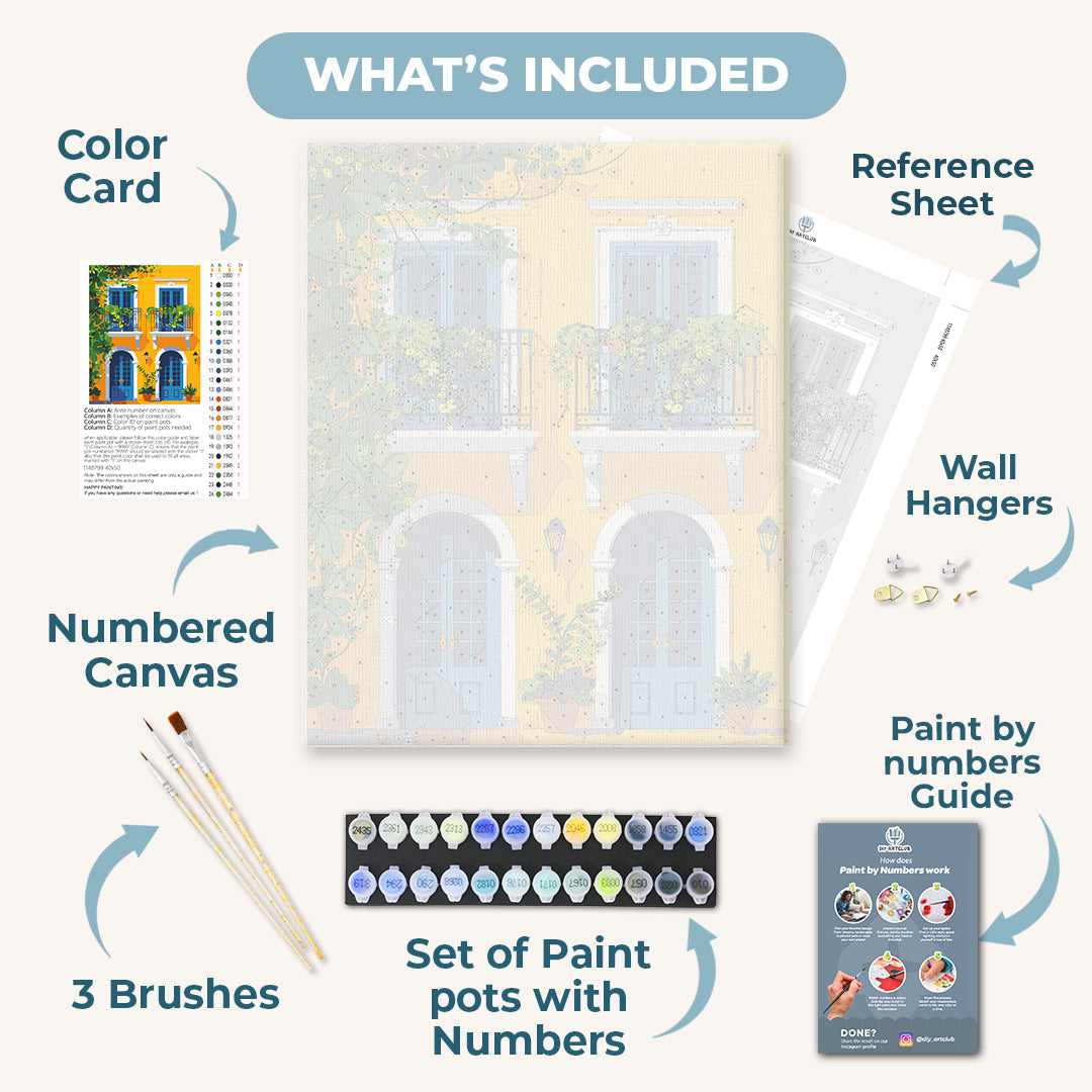 Colors of Lisbon | Paint by Numbers
