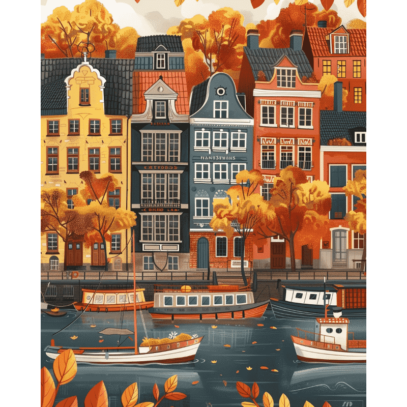 Nordic Autumn | Paint by Numbers